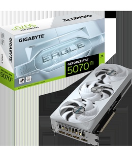  Gigabyte GeForce RTX 5070 Ti EAGLE OC ICE SFF 16G | NVIDIA | 16 GB | GeForce RTX 5070 Ti | GDDR7 | HDMI ports quantity 1 | PCI-E 5.0  Hover