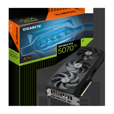  Gigabyte GeForce RTX 5070 Ti EAGLE OC SFF 16G | NVIDIA | 16 GB | GeForce RTX 5070 Ti | GDDR7 | HDMI ports quantity 1 | PCI-E 5.0