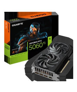  Gigabyte GeForce RTX 5060 Ti WINDFORCE MAX OC 8G | NVIDIA | 8 GB | GeForce RTX 5060 Ti | GDDR7 | HDMI ports quantity 1 | PCI-E 5.0  Hover