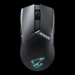 Pele Gigabyte AORUS M6 | Gaming Mouse | USB Type-C/2.4GHz | Matte Black