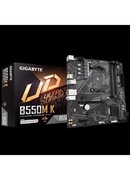  Gigabyte | B550M K 1.0 M/B | Processor family AMD | Processor socket AM4 | DDR4 DIMM | Memory slots 4 | Supported hard disk drive interfaces 	SATA