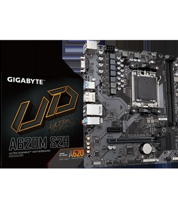  Gigabyte | A620M S2H 1.0 M/B | Processor family AMD | Processor socket AM5 | DDR5 DIMM | Memory slots 2 | Supported hard disk drive interfaces 	SATA  Hover