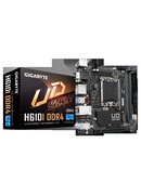  Gigabyte | H610I | Processor family Intel | Processor socket LGA1700 | DDR4 DIMM | Supported hard disk drive interfaces M.2