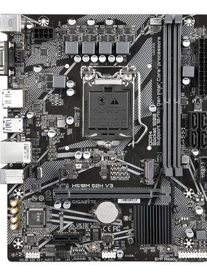  Gigabyte | H510M S2H V3 1.0 M/B | Processor family Intel | Processor socket  LGA1200 | DDR4 DIMM | Memory slots 2 | Supported hard disk drive interfaces 	SATA  Hover