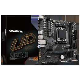  Gigabyte | A620M H 1.0 M/B | Processor family AMD | Processor socket AM5 | DDR5 DIMM | Memory slots 2 | Supported hard disk drive interfaces SATA