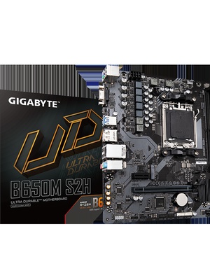  Gigabyte | B650M S2H 1.0 M/B | Processor family AMD | Processor socket AM5 | DDR5 DIMM | Memory slots 2 | Supported hard disk drive interfaces SATA | Number of SATA connectors 4 | Chipset AMD B650 | Micro ATX  Hover