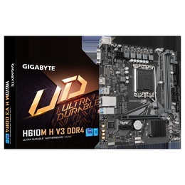  Gigabyte | H610M H V3 DDR4 | Processor family Intel | Processor socket LGA1700 | DDR4 DIMM | Supported hard disk drive interfaces M.2