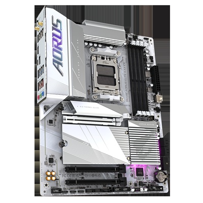  Gigabyte B650E A ELITE X ICE | Processor family AMD | Processor socket AM5 | DDR5 | Supported hard disk drive interfaces SATA