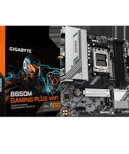  Gigabyte B650M GAMING PLUS WF | Processor family AMD | Processor socket AM5 | DDR5 | Supported hard disk drive interfaces M.2  Hover