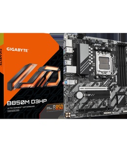  Gigabyte B850M D3HP | Processor family AMD | Processor socket AM5 | DDR5 | Supported hard disk drive interfaces M.2  Hover