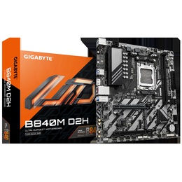  Gigabyte B840M D2H | Processor family AMD | Processor socket AM5 | DDR5 | Supported hard disk drive interfaces SATA