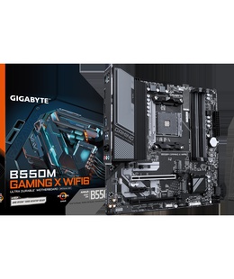 Gigabyte B550M GAMING X WIFI6 | Processor family AMD | Processor socket AM4 | DDR4 DIMM | Supported hard disk drive interfaces SATA  Hover