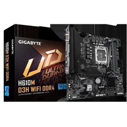  Gigabyte H610M D3H WIFI DDR4 | Processor family Intel | Processor socket LGA1700 | Supported hard disk drive interfaces SATA