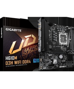  Gigabyte H610M D3H WIFI DDR4 | Processor family Intel | Processor socket LGA1700 | Supported hard disk drive interfaces SATA  Hover