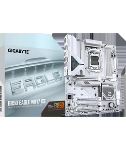  Gigabyte B850 EAGLE WF7 ICE | Processor family AMD | Processor socket AM5 | DDR5 | Supported hard disk drive interfaces SATA  Hover