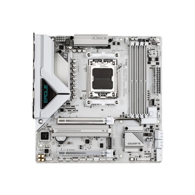  Gigabyte B850M EAGLE WF6E ICE | Processor family AMD | Processor socket AM5 | DDR5 | Supported hard disk drive interfaces SATA