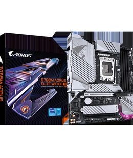  Gigabyte B760M AORUS ELITE WIFI6E GEN5 | Processor family Intel | Processor socket LGA1700 | DDR5 | Supported hard disk drive interfaces M.2  Hover