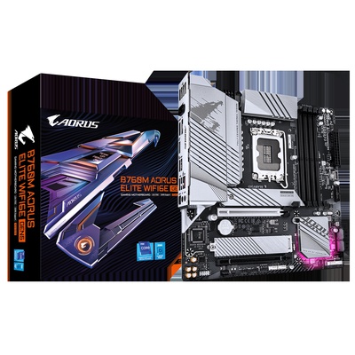  Gigabyte B760M AORUS ELITE WIFI6E GEN5 | Processor family Intel | Processor socket LGA1700 | DDR5 | Supported hard disk drive interfaces M.2