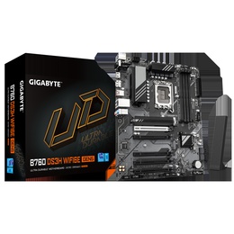  Gigabyte B760 DS3H WF6E GEN5 | Processor family Intel | Processor socket LGA1700 | DDR5 | Supported hard disk drive interfaces M.2