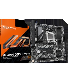  Gigabyte B840M DS3H WIFI6 (rev. 1.1) | Processor family AMD | Processor socket AM5 | DDR5 | Supported hard disk drive interfaces SATA  Hover