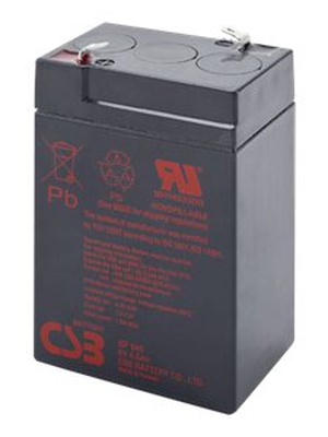  CSB Battery Battery 6V 4.5Ah F1 Pb | GP645  Hover