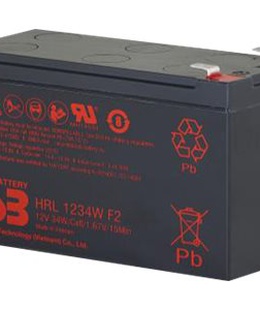 CSB Battery Battery 12V 9Ah 34W Pb F2 | HRL1234W  Hover
