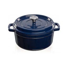  GRAND FEU | Pot | FEUDARKBLUE | 4.7 L | Cast iron | Dark blue | Lid included