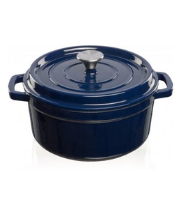  GRAND FEU | Pot | FEUDARKBLUE | 4.7 L | Cast iron | Dark blue | Lid included  Hover