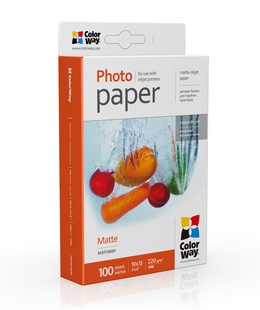  PM2201004R | Matte Photo Paper | White | 220 g/m² | 10 x 15 cm  Hover