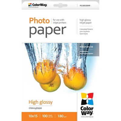  Photo Paper 100 pc. | PG1801004R | Glossy | 180 g/m² | 10 x 15 cm