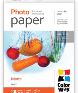  Matte Photo Paper | 190 g/m² | 10x15  Hover