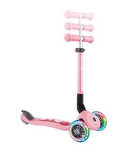  Globber Scooter Junior Foldable Fantasy Lights | 433-210 | Pastel Pink  Hover