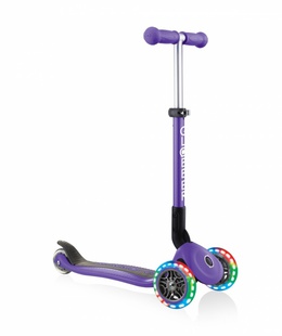 Globber | Junior Scooter | Purple | Scooter Junior Foldable Fantasy Lights | 437-103  Hover