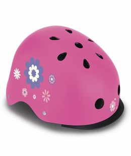  Globber Helmet Elite Lights Flowers  507-310 Pink  Hover