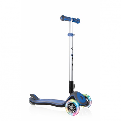 Globber | Dark Blue | Scooter | Elite Deluxe Lights 444-400