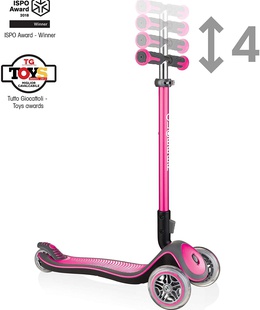Globber | Pink | Scooter | Elite Deluxe Lights  444-410  Hover