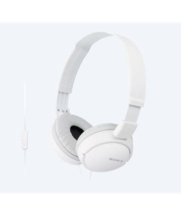 Austiņas Sony | MDR-ZX110APW.CE7 | Wired | On-Ear | Microphone | White  Hover