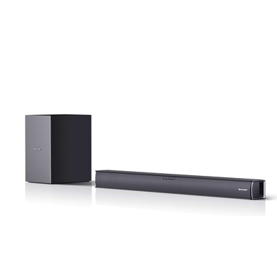  Sharp | HT-SBW182 2.1 Slim Soundbar | Black | No | AUX in | Bluetooth | HDMI