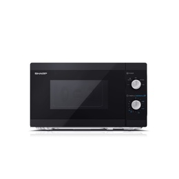 Mikroviļņu krāsns Sharp | YC-MS01E-B | Microwave Oven | Free standing | 20 L | 800 W | Black