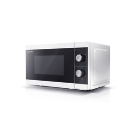 Mikroviļņu krāsns Sharp | Microwave Oven | YC-MS01E-W | Free standing | 800 W | White