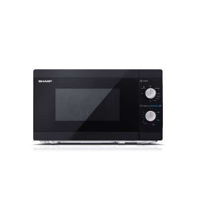 Mikroviļņu krāsns Sharp | Microwave Oven with Grill | YC-MG01E-B | Free standing | 800 W | Grill | Black