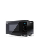Mikroviļņu krāsns Sharp | Microwave Oven | YC-MS02E-B | Free standing | 800 W | Black Hover