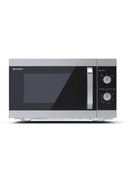 Mikroviļņu krāsns Sharp | Microwave oven | YC-MS31E-S | Free standing | 900 W | Silver