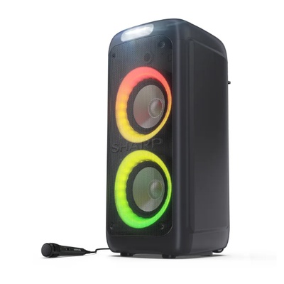  Sharp PS-949 Party Speaker with Built-in Battery | Sharp | Party Speaker | PS-949 XParty Street Beat | 132 W | Waterproof | Bluetooth | Black | Portable | Wireless connection