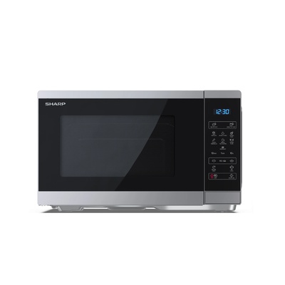 Mikroviļņu krāsns Sharp | Microwave Oven | YC-MS252AE-S | Free standing | 25 L | 900 W | Silver