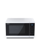 Mikroviļņu krāsns Sharp | Microwave Oven with Grill | YC-MG252AE-W | Free standing | 25 L | 900 W | Grill | White Hover