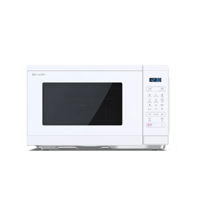 Mikroviļņu krāsns Sharp | Microwave Oven with Grill | YC-MG252AE-C | Free standing | 25 L | 900 W | Grill | Crystal