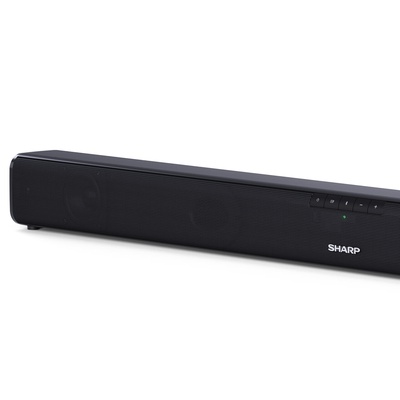  Sharp | HT-SB110 2.0 Slim Soundbar | Black | No | Bluetooth | HDMI