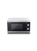 Mikroviļņu krāsns Sharp | Microwave Oven | YC-MS01E-S | Free standing | 20 L | 800 W | Silver Hover