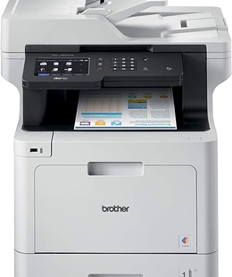 Printeris Brother MFC-L8900CDW | Laser | Colour | Multifunctional Printer | A4 | Wi-Fi | White  Hover